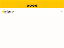 Tablet Screenshot of noticestry.com